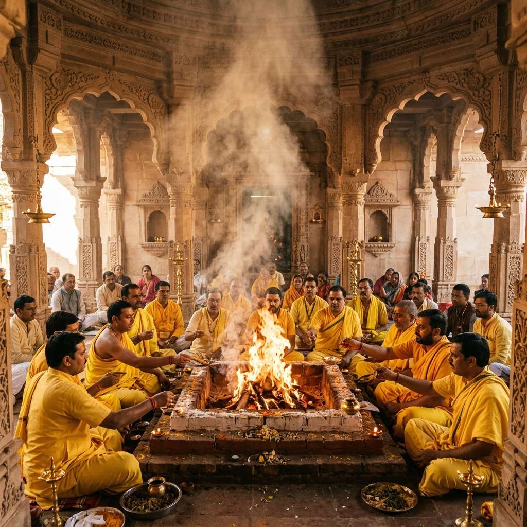 Maa Baglamukhi Hawan
