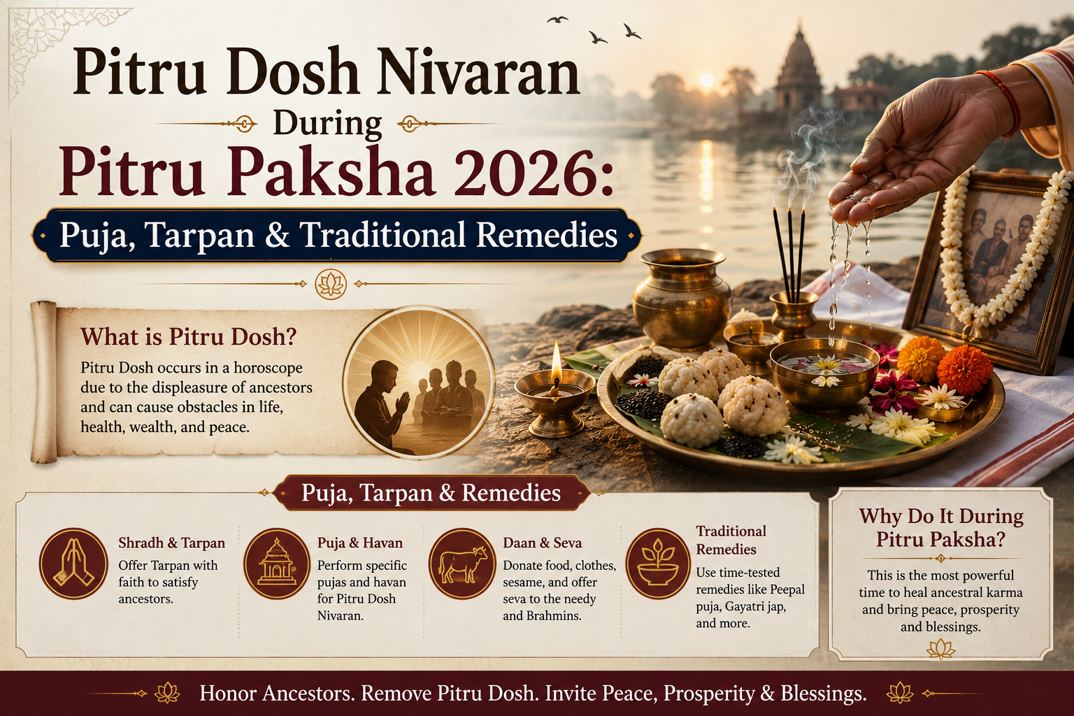 Pitru Dosh Nivaran During Pitru Paksha 2026: Remedies