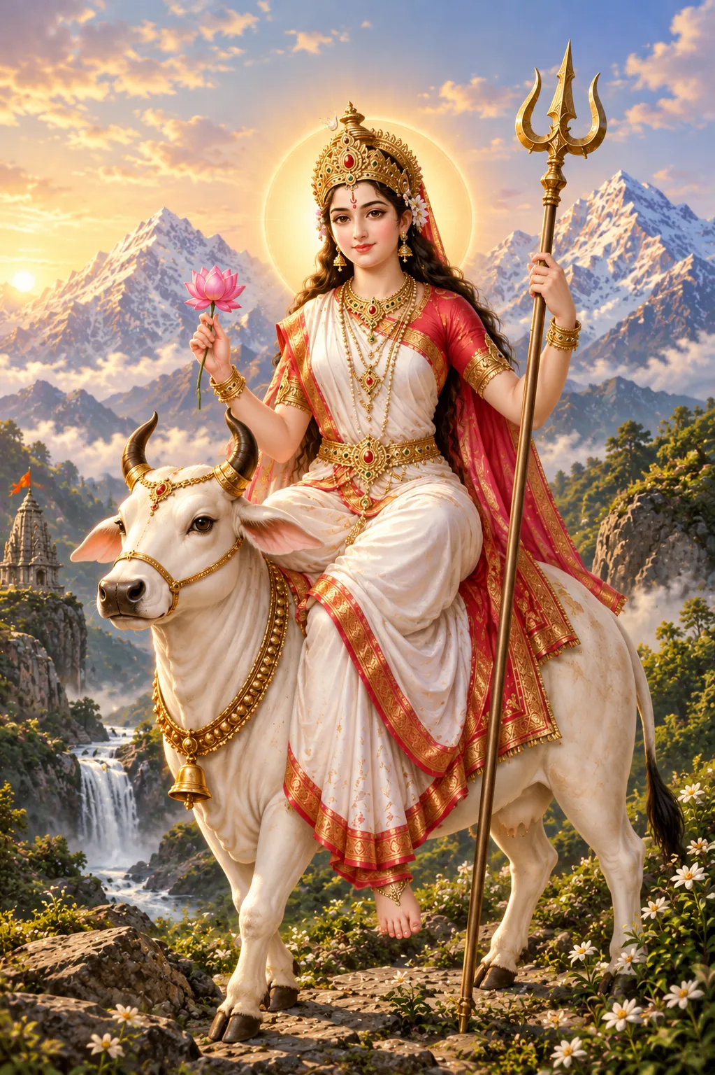 Maa Shailputri (शैलपुत्री) - First in Navadurga, Sharadiya Navratri Day 1