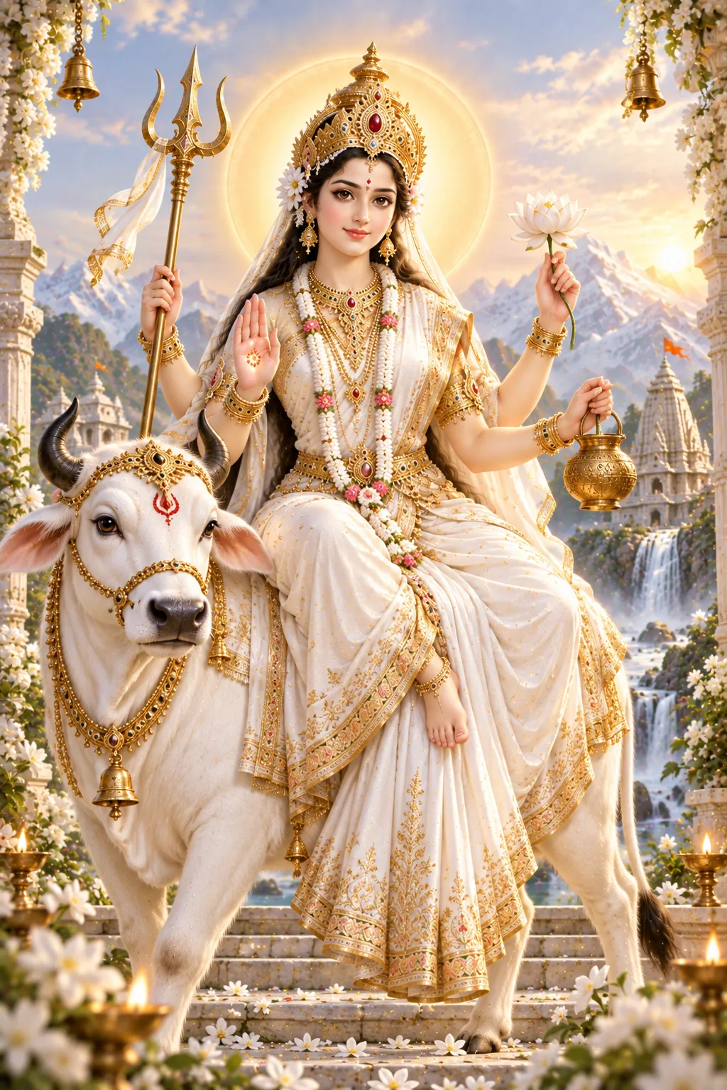 Maa Brahmacharini (ब्रह्मचारिणी) - Second in Navadurga, Sharadiya Navratri Day 2