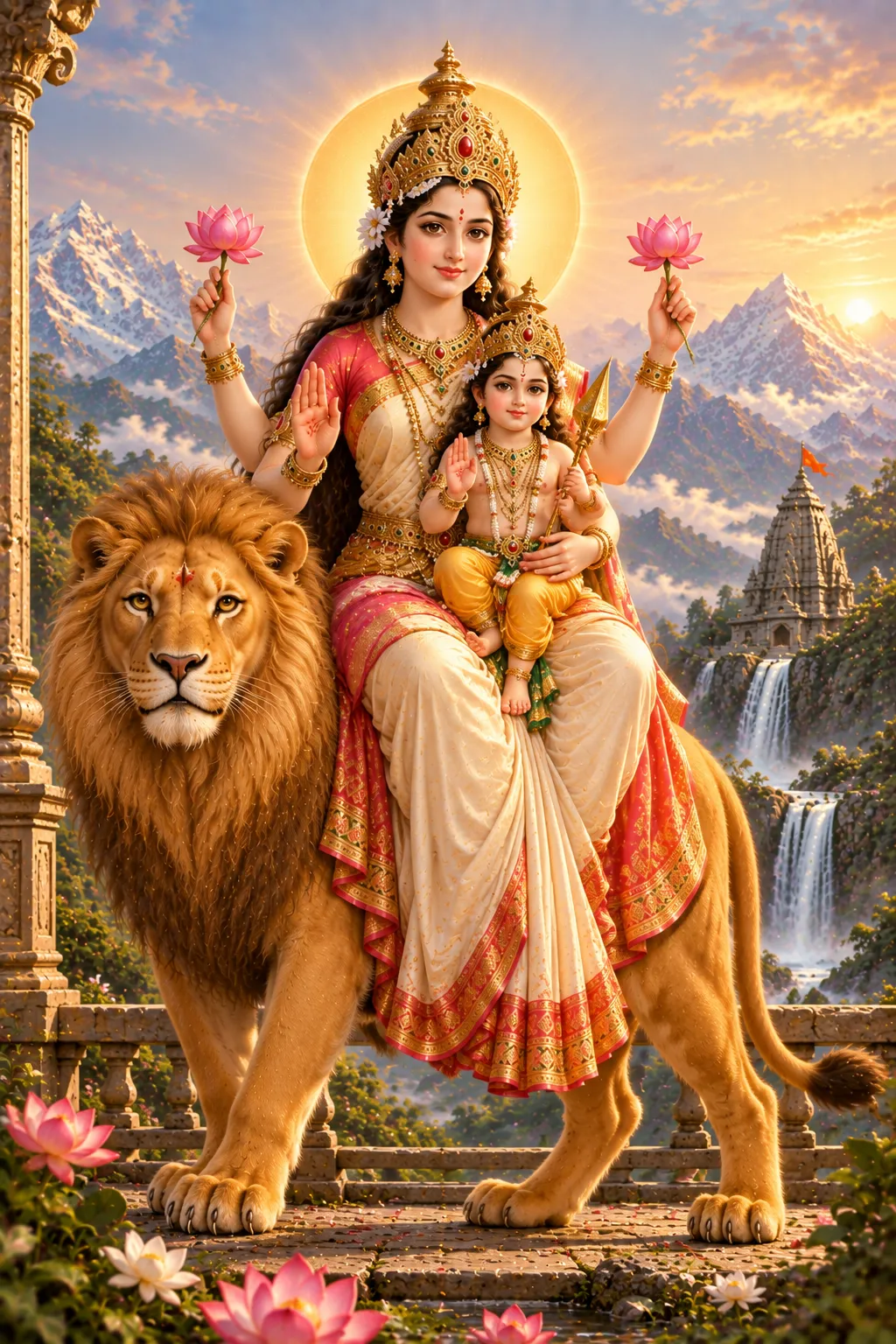 Maa Skandamata (स्कन्दमाता) - Fifth in Navadurga, Sharadiya Navratri Day 5