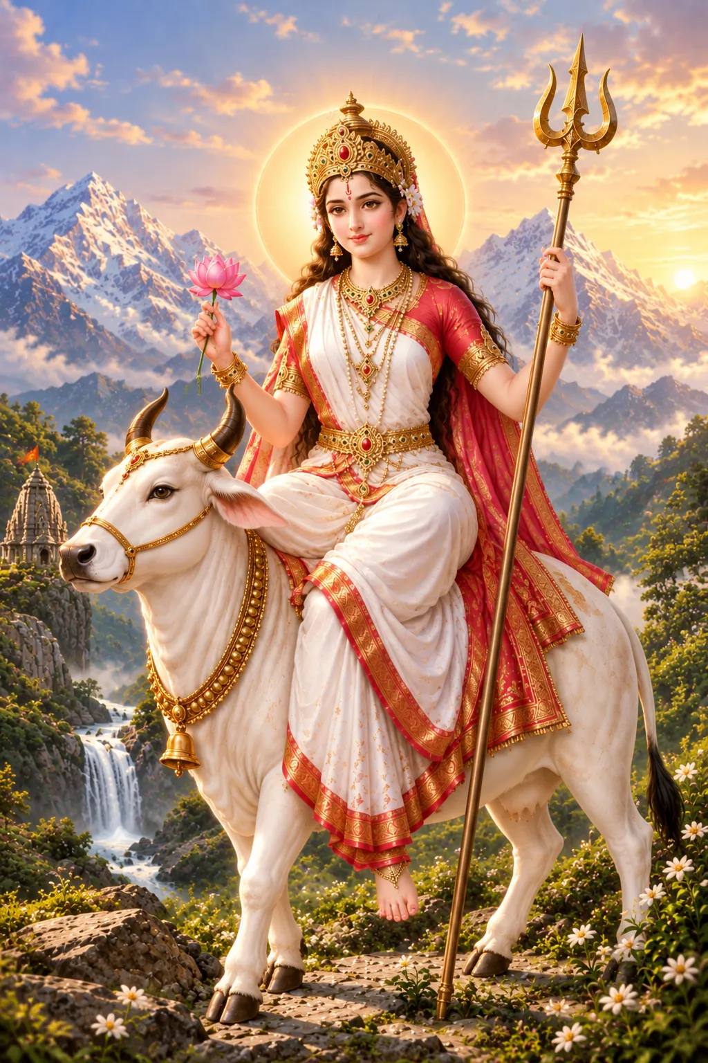 Maa Mahagauri (महागौरी) - Eighth in Navadurga, Sharadiya Navratri Day 8